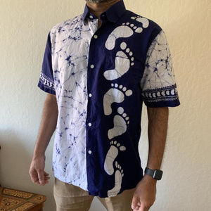 Footprint Batik Shirt